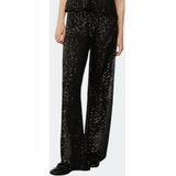 Sofie Schnoor - Helinasy - Pantalon - Champagnekleurig - Wijde Benen