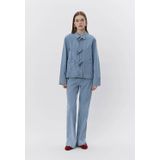 Sofie Schnoor - Marlos - Damesjas - Gestreept Blauw - Oversized Pasvorm