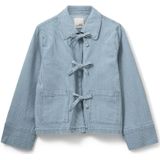 Sofie Schnoor - Marlos - Damesjas - Gestreept Blauw - Oversized Pasvorm