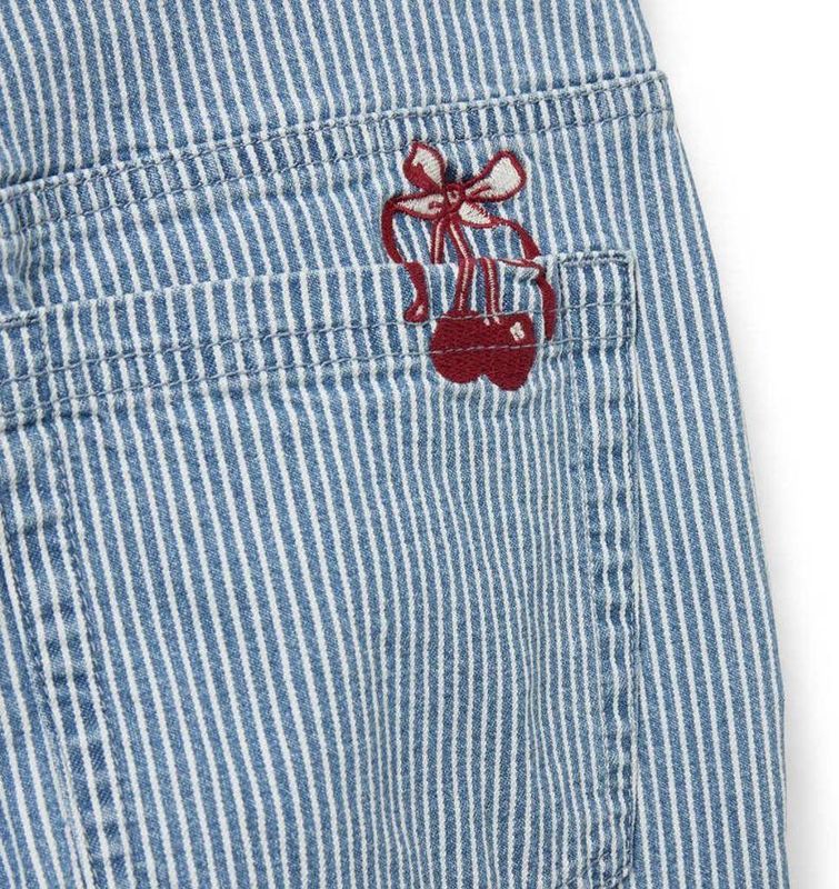 Sofie Schnoor - Lyonsw Broek - Blauw Gestreept - Dames - Katoen