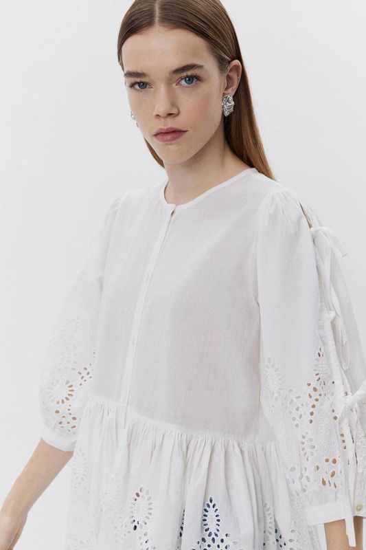 Sofie Schnoor - Hattiesw - Blouse - Wit - Katoen