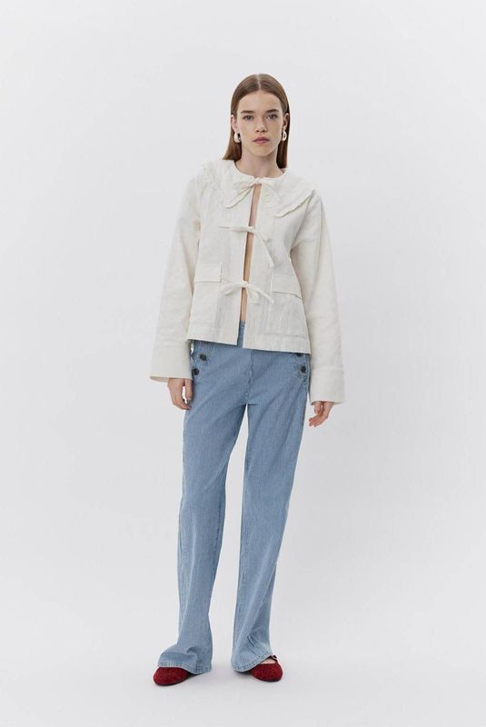 Sofie Schnoor - Hannahsw Shirt - Blouse - Snow White - 100% Katoen