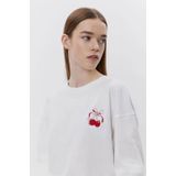 Sofie Schnoor - T-shirt - Heldere Wit - Dames - 100% Katoen