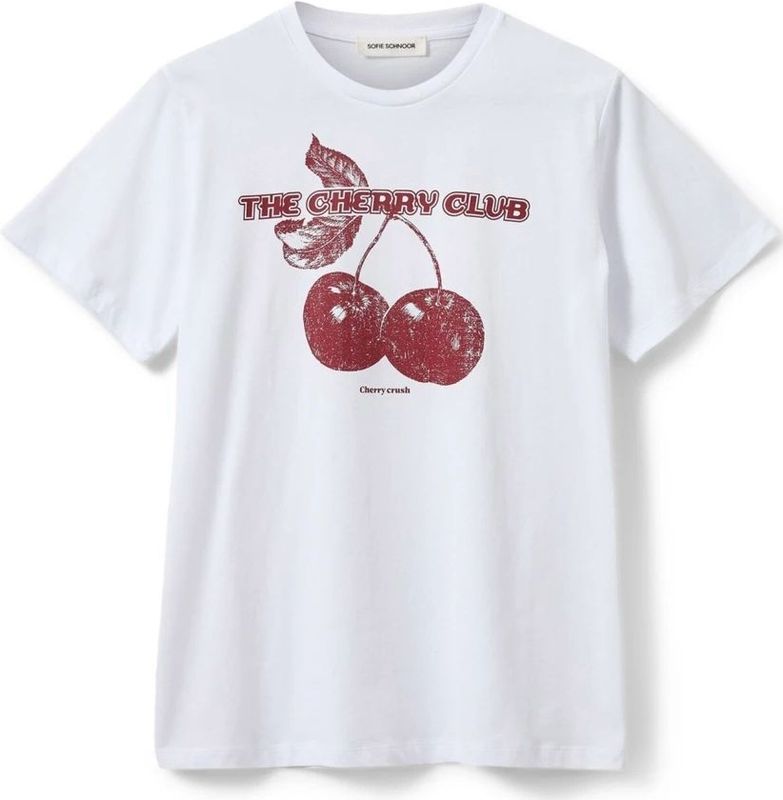Sofie Schnoor - Grafisch T-shirt - Wit - Dames
