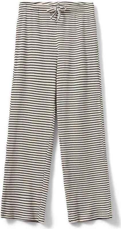 Sofie Schnoor - Broek - Zwart - Stretchkatoen - Elastische Tailleband