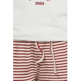 Sofie Schnoor - Sportbroek - Rood/Ecru - Stretchkatoen - Elastische Tailleband