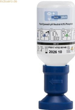 Plum Oogspoelfles - PH neutraal - 200 ML oogspoeling