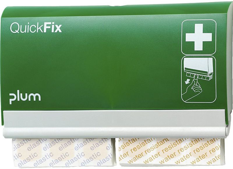 Kaiserkraft - QuickFix - Pleisterdispenser - Groen - Waterdicht en Elastisch - 90 Stuks
