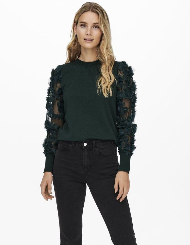 Jacqueline de Yong - Jdyfairview Sweat Jrs Noos - Trui - Panderosa Pine - Dames