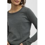 Gebreide Pullover - O-hals - Lange Mouwen - Geribde Manchetten - Regular Fit