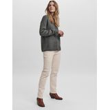 Vero Moda Vmcrewlefile Ls v-Neck Blouse Noos Dames Trui