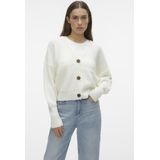 VERO MODA Vest VMLEA Ecru