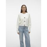 VERO MODA Vest VMLEA Ecru