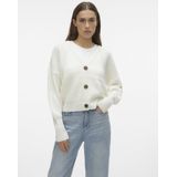 VERO MODA Vest VMLEA Ecru