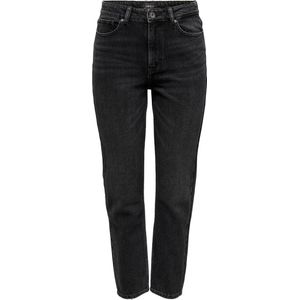 Onlemily - High Waist Straight Fit Jeans - Blauw - Katoen