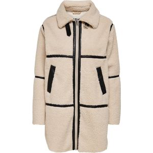 JDY - Jdyfrosty - Teddy Jas - Lang - Gespreide Kraag - Ritssluiting