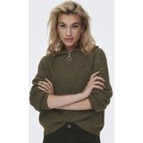 Only - Onlbaker Zip Pullover Knt Noos - Dames - Gebreide Truien