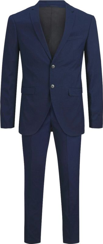 Blazer - Broek - Blauw - Polyester/Viscose/Elastaan - Slanke Pasvorm
