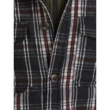 Jack & Jones - Jorollie Check Shirt Jacket LS - Heren Overhemd - Zwart