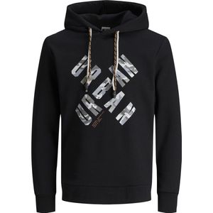 Jack&Jones trui met capuchon Plus Size zwart