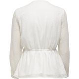 Only - Maternity Blouse - Wit - Klassieke Blouse - Met Borstvoedingsfunctie