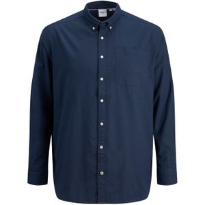 Jack&Jones slim fit overhemd blauw Plus Size