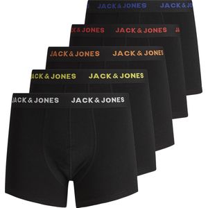Jack & Jones 5-Pack heren boxershorts - Black Friday - Zwarte heren onderbroeken - Katoenen mannen ondergoed
