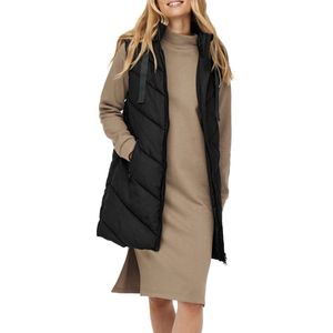 Peak - WVN Padded Panel Quilted Coat - Padding Down - Stand-Up Collar - Padded Hood - Volledig Gevoerd