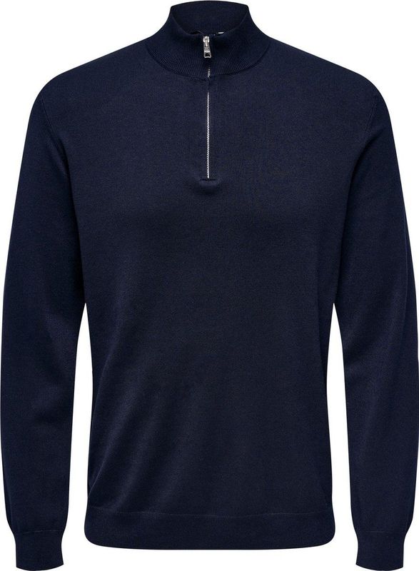 ONLY & SONS Strickpullover ONSWYLER LIFE REG 14 HALF ZIP KNIT NOOS