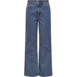 ONLY Damesjeans met wijde snit, ONLCAMILLE hoge taille, wijde pijpen, jeans, blauw (medium blue denim), 29W / 32L