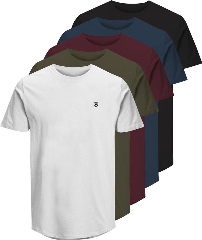 Jack&jones Jprblabrody Tee Ss Crew Neck 5pk Mp Noos Heren t Shirt