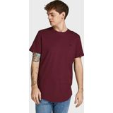 T-shirt - Navy - Normale Pasvorm - Ronde Hals - Korte Mouwen