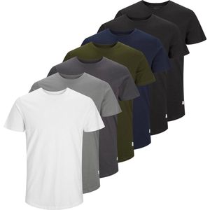Jack & Jones - Noa T-shirt - Wit - Grijs - Groen - Blauw - Zwart