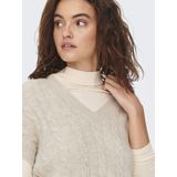 Only - ONLMELODY VEST KNT - Oatmeal Melange - Slip-over Vest