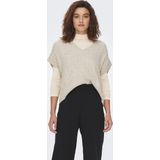 Only - ONLMELODY VEST KNT - Oatmeal Melange - Slip-over Vest