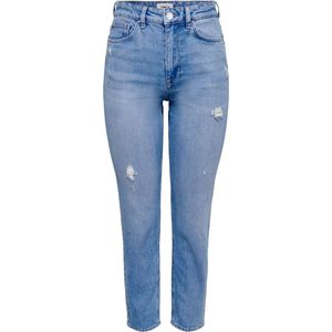 Only, Jeans, Dames, Blauw, W30, Denim, Lichtblauwe Slim Fit Denim Jeans