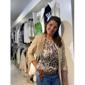 Pieces - Blouseblazer PCBOSELLA - Blazer - Wit - Plooidetail op de Mouw