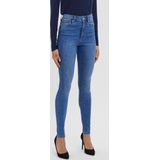 Skinny Jeans - Superhoge Taille - 5 Pocket - Gerecycled Katoen - Blauw