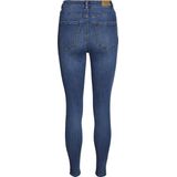 Skinny Jeans - Superhoge Taille - 5 Pocket - Gerecycled Katoen - Blauw