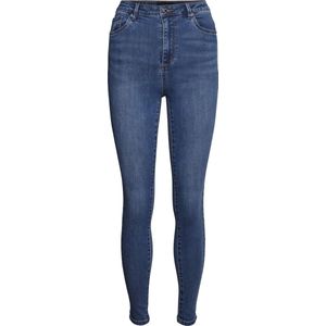 Skinny Jeans - Superhoge Taille - 5 Pocket - Gerecycled Katoen - Blauw