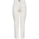 ONLY - Onlfine Life - Ecru Jeans - Regular-Straight Fit