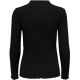 ONLY MATERNITY Zwangerschapstop OLMEMMA L/S HIGH NECK TOP JRS met All Over Print Zwart