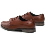 Jack & Jones Jfwsaint leren platform voor heren, cognac, 42,5 EU, Cognac.