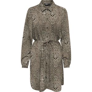 ONLY - ONLNOVA LUX L/S SHIRT DRESS AOP WVN - Blousejurk - Dames