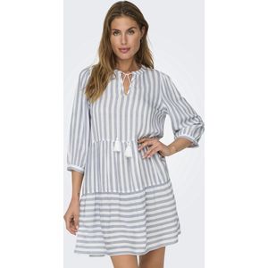ONLY - ONLKAYA LIFE - Jurk - Dames - Mini - 3/4 Pofmouwen