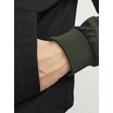 JACK & JONES Jjerush Hood Bomber Noos Short Jacket - Forest Night