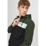 JACK & JONES Jjerush Hood Bomber Noos Short Jacket - Forest Night