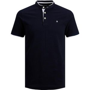 Jack Jones Jjepaulos Mao Polo Ss Noos Heren Poloshirt