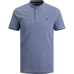 Jack & Jones - Poloshirt - Lichtblauw - 100% Katoen - Korte Mouwen