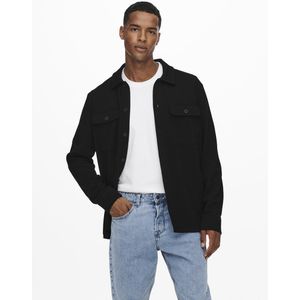 Onsnewkodyl - Overhemd - Blauw - Katoen - Regular Fit